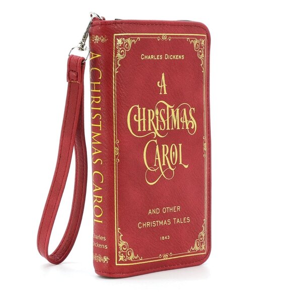 A Christmas Carol Book Cover Wallet Wristlet - Picture 2 of 6